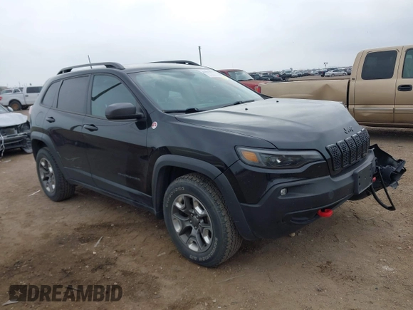 2019 Jeep Cherokee Trailhawk Elite with VIN 1C4PJMBX4KD385796, listed as a IAAI auction lot 41557577 with 55,700 mi miles. Bid and sale history available at carsss.com. Image 13.