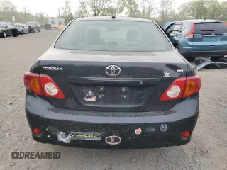 2009 Toyota Corolla with VIN JTDBL40E599042515, listed as a Copart auction lot 54796945 with Not Provided miles and Clean Title. Bid and sale history available at carsss.com. Image 6.