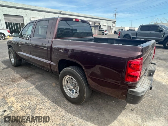 2005 Dodge Dakota ST with VIN 1D7HE28N75S204425, listed as a Copart auction lot 55522755 with 122,452 mi miles and Clean Title. Bid and sale history available at carsss.com. Image 3.