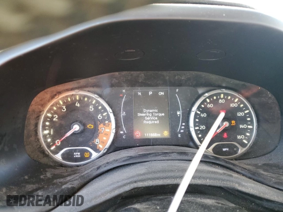 2018 Jeep Renegade Latitude z VIN ZACCJBBB0JPH59666, wystawiony jako Copart lot #46852345 z przebiegiem 111 668 mil mil oraz Szkoda całkowita • Salvage title. Historia ofert i sprzedaży dostępna na DreamBid. Obrazek 9.