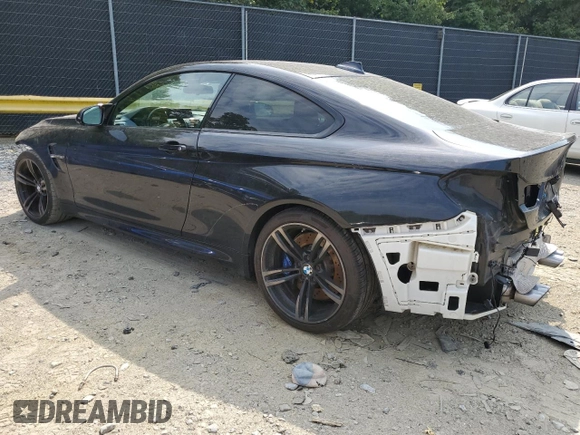 2015 BMW M4 with VIN WBS3R9C54FF708894, listed as a Copart auction lot 66122274 with 75,693 mi miles and Salvage Title. Bid and sale history available at carsss.com. Image 2.