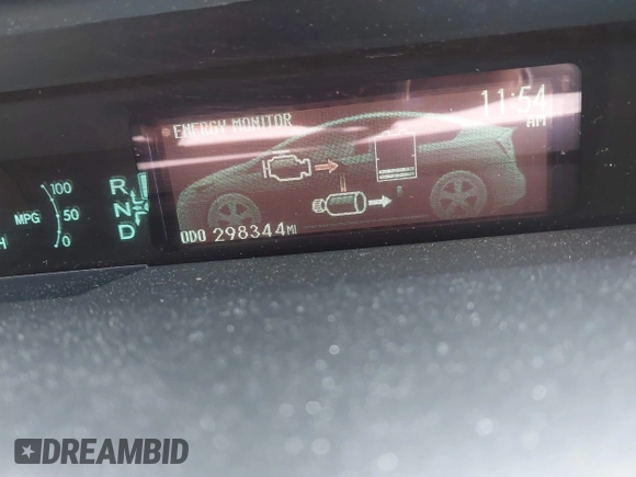 2012 Toyota Prius One z VIN JTDKN3DU6C1504544, wystawiony jako IAAI lot #42128634 z przebiegiem 298 344 mil mil oraz . Historia ofert i sprzedaży dostępna na DreamBid. Obrazek 15.