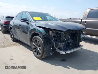 2024 Lexus RX 350 with VIN 2T2BAMCA1RC057016, listed as a IAAI auction lot 42011875 with 13,399 mi miles and . Bid and sale history available at DreamBid. Image 1.