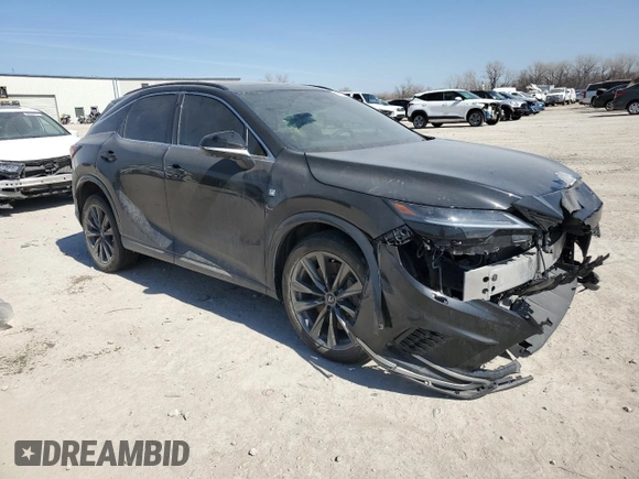 2023 Lexus RX with VIN 2T2BAMCA6PC016958, listed as a Copart auction lot 48016205 with 30,044 mi miles and Salvage Title. Bid and sale history available at carsss.com. Image 4.