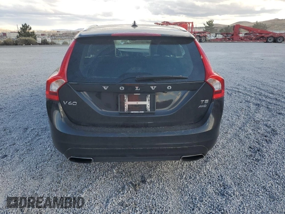 2017 Volvo V60 Premier with VIN YV140MSK5H1359478, listed as a Copart auction lot 80969364 with 0 mi miles and Salvage Title. Bid and sale history available at carsss.com. Image 6.