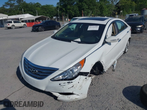 2013 Hyundai Sonata Limited with VIN 5NPEC4AC2DH577389, listed as a IAAI auction lot 42144592 with 145,327 mi miles and . Bid and sale history available at carsss.com. Image 2.