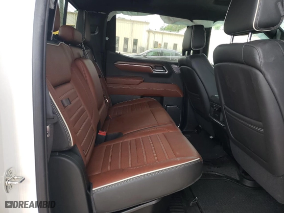 2023 GMC Sierra 1500 Denali Ultimate with VIN 1GTUUHEL0PZ318889, listed as a Copart auction lot 71713984 with 8,986 mi miles and Salvage Title. Bid and sale history available at carsss.com. Image 10.