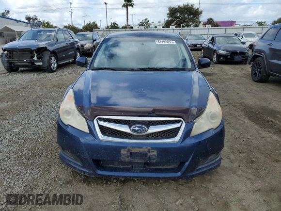 2011 Subaru Legacy Premium with VIN 4S3BMBF6XB3250447, listed as a Copart auction lot 51492055 with 225,571 mi miles and Salvage title. Bid and sale history available at DreamBid. Image 5.