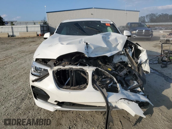 2021 BMW X4 xDrive30i with VIN 5UX2V1C00M9F20133, listed as a Copart auction lot 68800753 with 0 mi miles. Bid and sale history available at carsss.com. Image 5.