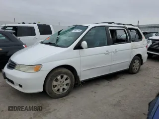 2004 Honda Odyssey EX with VIN 5FNRL18634B078051, listed as a Copart auction lot 49917355 with 269,947 mi miles and Salvage Title. Bid and sale history available at DreamBid. Image 1.