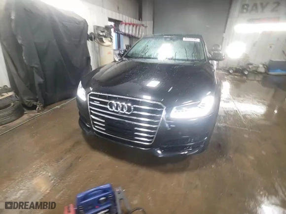 2017 Audi A8 L with VIN WAU44AFD2HN014533, listed as a Copart auction lot 46684705 with 94,030 mi miles and Salvage Title. Bid and sale history available at carsss.com. Image 13.
