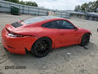 2015 Porsche 911 Carrera S with VIN WP0AB2A94FS125670, listed as a Copart auction lot 62938754 with 70,738 mi miles and Salvage Title. Bid and sale history available at carsss.com. Image 3.