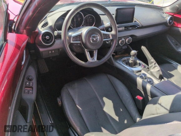 2021 Mazda MX-5 Miata Grand Touring with VIN JM1NDAD79M0451182, listed as a Copart auction lot 73790354 with Not provided miles and Non repairable. Bid and sale history available at DreamBid. Image 8.