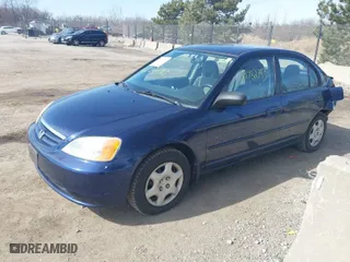 2003 Honda Civic LX with VIN 2HGES165X3H607260, listed as a IAAI auction lot 41782793 with 158,921 mi miles. Bid and sale history available at carsss.com. Image 2.