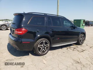 2017 Mercedes-Benz GLS 550 with VIN 4JGDF7DE2HA957424, listed as a Copart auction lot 63464655 with 97,616 mi miles and Salvage title. Bid and sale history available at DreamBid. Image 3.