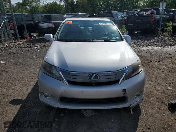 2010 Lexus HS 250h with VIN JTHBB1BA7A2002122, listed as a Copart auction lot 87453034 with Not Provided miles and Salvage Title. Bid and sale history available at DreamBid. Image 5.