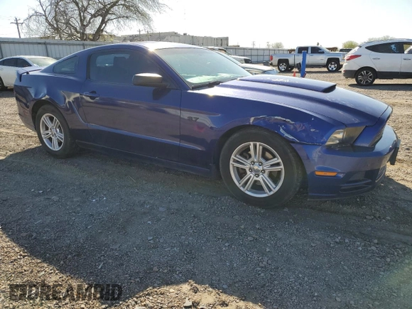 2014 Ford Mustang V6 with VIN 1ZVBP8AM2E5306175, listed as a Copart auction lot 47116815 with 221,685 mi miles and Salvage Title. Bid and sale history available at carsss.com. Image 4.