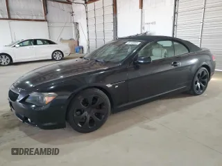2007 BMW 6 Series 650i with VIN WBAEK13517CN83388, listed as a Copart auction lot 49140685 with 133,628 mi miles and Clean Title. Bid and sale history available at carsss.com. Image 1.