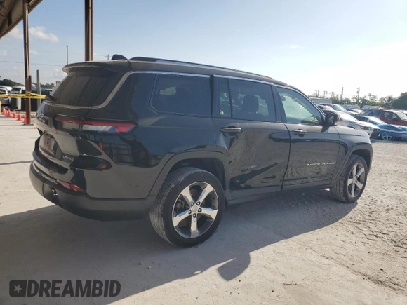 2022 Jeep Grand Cherokee Limited with VIN 1C4RJJBG8N8516815, listed as a Copart auction lot 59784855 with 50,818 mi miles and Salvage title. Bid and sale history available at DreamBid. Image 3.