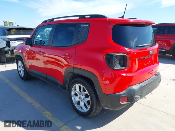 2018 Jeep Renegade Altitude z VIN ZACCJABB6JPG68976, wystawiony jako IAAI lot #42199152 z przebiegiem 113 606 mil mil oraz . Historia ofert i sprzedaży dostępna na DreamBid. Obrazek 3.