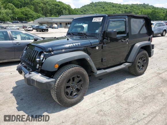 2015 Jeep Wrangler Freedom Edition with VIN 1C4AJWAG8FL688255, listed as a Copart auction lot 59722165 with 130,666 mi miles and Salvage title. Bid and sale history available at DreamBid. Image 1.