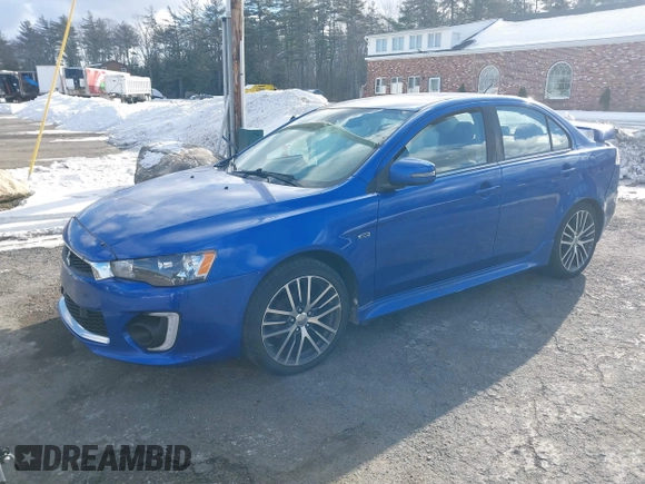 2017 Mitsubishi Lancer ES with VIN JA32V2FW1HU001811, listed as a IAAI auction lot 41378932 with 130,316 mi miles. Bid and sale history available at carsss.com. Image 2.