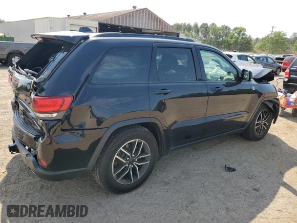 2019 Jeep Grand Cherokee Trailhawk with VIN 1C4RJFLG6KC838275, listed as a Copart auction lot 53002185 with 77,597 mi miles and Salvage title. Bid and sale history available at DreamBid. Image 3.