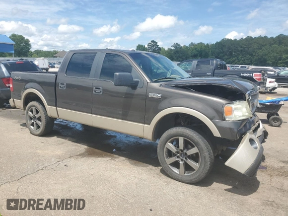 2007 Ford F-150 XLT with VIN 1FTPW14V77KD25879, listed as a Copart auction lot 58498505 with 177,059 mi miles and Salvage title. Bid and sale history available at DreamBid. Image 4.