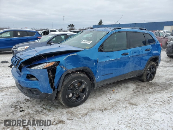 2017 Jeep Cherokee Altitude z VIN 1C4PJMAS8HW651372, wystawiony jako Copart lot #46020415 z przebiegiem 96 850 mil mil oraz Czysty tytuł • Clean title. Historia ofert i sprzedaży dostępna na DreamBid. Obrazek 1.