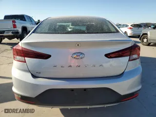 2019 Hyundai Elantra SE with VIN KMHD74LFXKU833512, listed as a Copart auction lot 50049725 with 48,307 mi miles and Salvage Title. Bid and sale history available at carsss.com. Image 6.