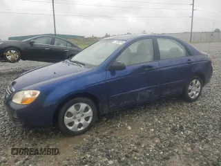 2008 Kia Spectra EX with VIN KNAFE122385539823, listed as a Copart auction lot 71399374 with 142,989 mi miles and Salvage Title. Bid and sale history available at carsss.com. Image 1.