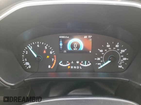 2022 Ford Escape S with VIN 1FMCU0F65NUA07907, listed as a Copart auction lot 52631895 with 43,363 mi miles and Salvage title. Bid and sale history available at DreamBid. Image 9.