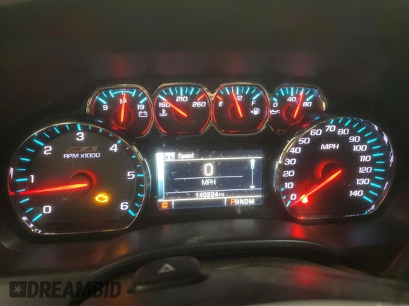 2014 Chevrolet Silverado 1500 LT with VIN 1GCVKREC8EZ413682, listed as a Copart auction lot 50869935 with 140,224 mi miles and Salvage Title. Bid and sale history available at DreamBid. Image 9.