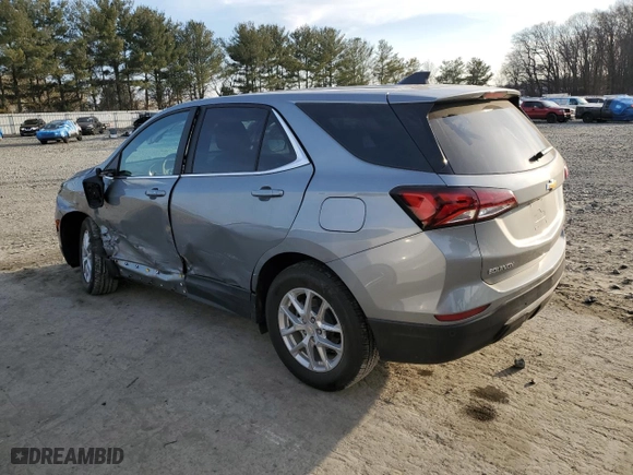 2023 Chevrolet Equinox LT with VIN 3GNAXUEG9PS150258, listed as a Copart auction lot 46547865 with 16,857 mi miles and Salvage Title. Bid and sale history available at carsss.com. Image 2.