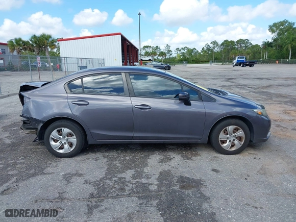 2015 Honda Civic Sedan LX with VIN 19XFB2F59FE119409, listed as a IAAI auction lot 41918479 with 116,895 mi miles. Bid and sale history available at carsss.com. Image 13.