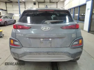 2021 Hyundai Kona Night Edition with VIN KM8K6CA5XMU710083, listed as a Copart auction lot 47118915 with 71,034 mi miles and Salvage Title. Bid and sale history available at DreamBid. Image 6.