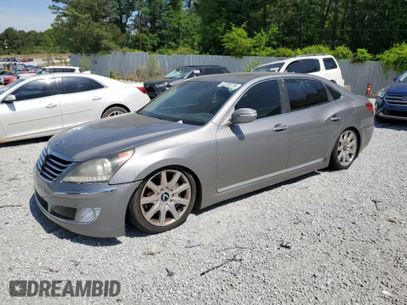 2013 Hyundai Equus Signature with VIN KMHGH4JH1DU062410, listed as a Copart auction lot 53730735 with 196,758 mi miles and Clean Title. Bid and sale history available at DreamBid. Image 1.