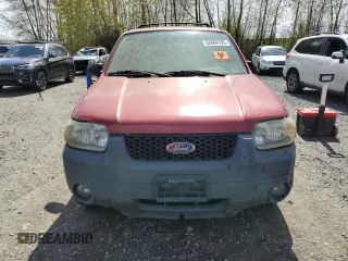 2005 Ford Escape XLT with VIN 1FMYU93195KA54937, listed as a Copart auction lot 52060135 with 95,649 mi miles and Clean Title. Bid and sale history available at carsss.com. Image 5.