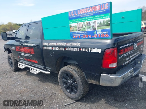 2013 Ram 2500 Big Horn z VIN 3C6UR5DL9DG549987, wystawiony jako IAAI lot #41910701 z przebiegiem 217 477 mil mil oraz . Historia ofert i sprzedaży dostępna na DreamBid. Obrazek 3.