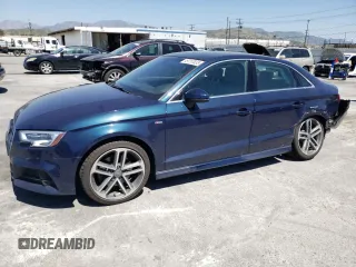 2018 Audi A3 Sedan Premium Plus with VIN WAUJ8GFF8J1040773, listed as a Copart auction lot 49757833 with 47,628 mi miles. Bid and sale history available at carsss.com. Image 1.