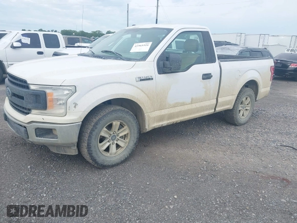2018 Ford F-150 XL with VIN 1FTMF1CB7JKD24023, listed as a IAAI auction lot 41965316 with 57,929 mi miles. Bid and sale history available at carsss.com. Image 19.