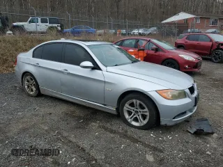 2008 BMW 3 Series 328i with VIN WBAVA37538NL50420, listed as a Copart auction lot 51566755 with 153,561 mi miles and Salvage Title. Bid and sale history available at DreamBid. Image 4.