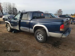 2002 Dodge Dakota SLT with VIN 1B7HG48N62S652764, listed as a Copart auction lot 85219384 with 0 mi miles and Salvage Title. Bid and sale history available at carsss.com. Image 2.