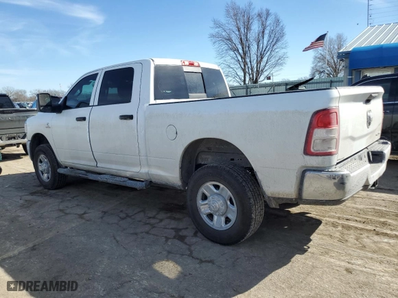 2023 Ram 2500 Tradesman with VIN 3C6UR5CL7PG615474, listed as a Copart auction lot 46673165 with 70,790 mi miles and Salvage Title. Bid and sale history available at carsss.com. Image 2.