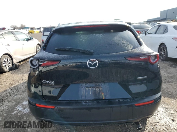 2023 Mazda CX-30 S Preferred with VIN 3MVDMBCM5PM523729, listed as a Copart auction lot 46171885 with 10,405 mi miles and Salvage title. Bid and sale history available at DreamBid. Image 6.