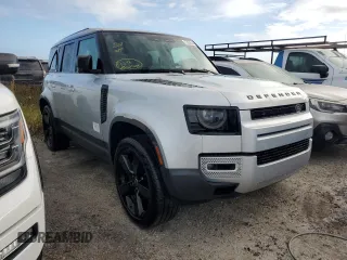 2023 Land Rover Defender SE with VIN SALEP7EU6P2141359, listed as a Copart auction lot 73926614 with Not provided miles and Salvage title. Bid and sale history available at DreamBid. Image 4.