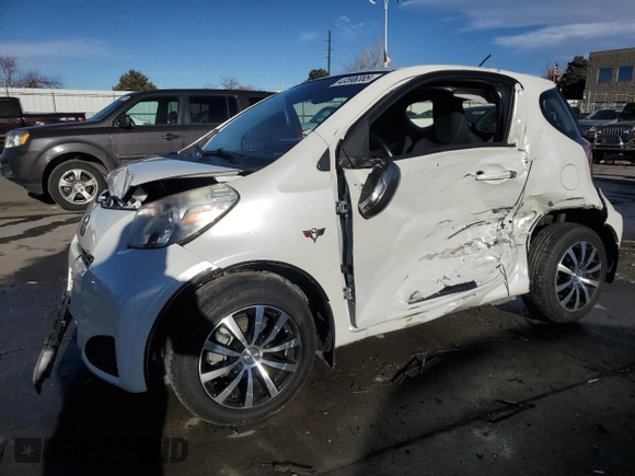 2014 Scion iQ with VIN JTNJJXB01EJ026837, listed as a Copart auction lot 43596385 with 52,826 mi miles and Salvage title. Bid and sale history available at DreamBid. Image 1.