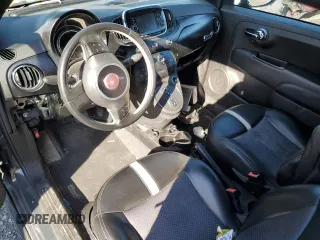 2017 FIAT 500e with VIN 3C3CFFGE4HT514128, listed as a Copart auction lot 48474644 with 0 mi miles and Clean Title. Bid and sale history available at carsss.com. Image 8.