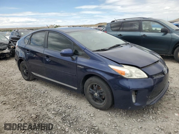 2013 Toyota Prius One with VIN JTDKN3DU4D1723892, listed as a Copart auction lot 57532325 with Not Provided miles and Clean Title. Bid and sale history available at DreamBid. Image 4.