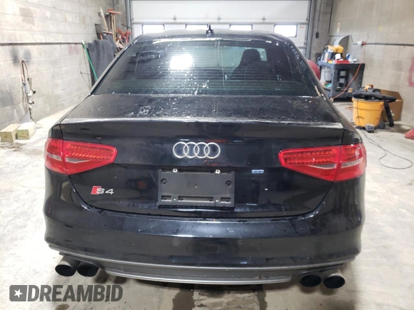 2015 Audi S4 Premium Plus with VIN WAUBGAFL8FA029886, listed as a Copart auction lot 64437204 with 87,790 mi miles and Salvage Title. Bid and sale history available at carsss.com. Image 6.